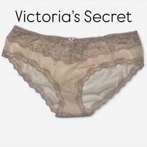 BNWT Y2K Victoria’s Secret Pale Pink Mesh Lace Panties